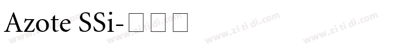 Azote SSi字体转换